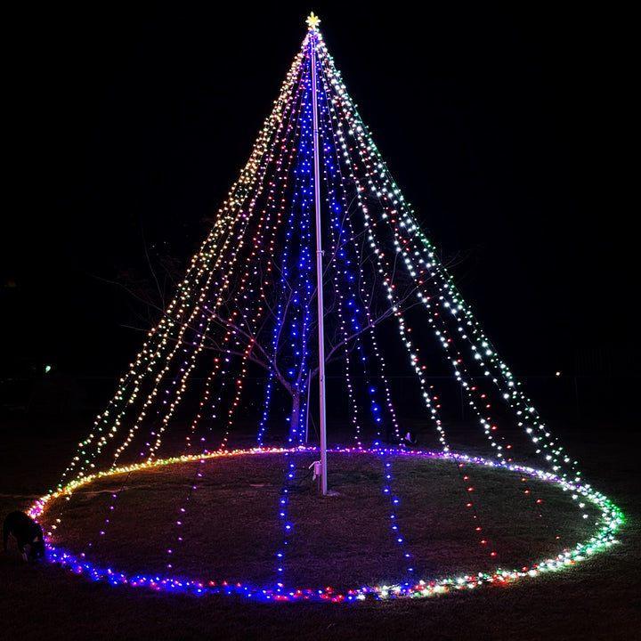 20ft flagpole christmas tree kits $249 – JattyCo