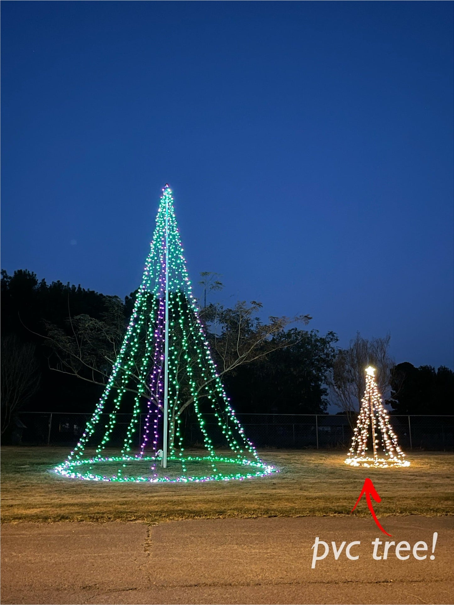 Flagpole christmas magic topper